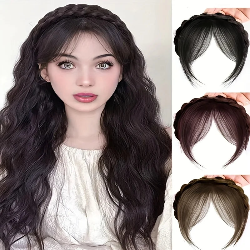 Vintage Braided Wig Headband – Cute Women's Hairband Gift Braided Hairband Axl