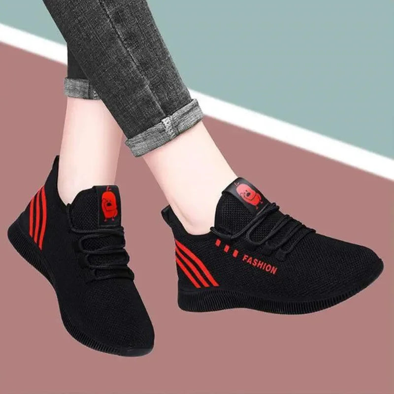 Women's Breathable Air Mesh Vulcanized Casual Sneakers Women's Sneakers Axl