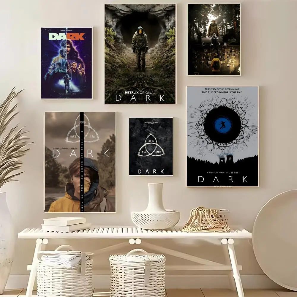 D-Dark TV Series Poster HD Self-Adhesive Waterproof Wall Art Wall Art Poster Axl