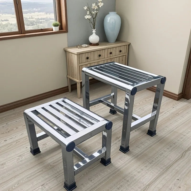 Heavy Duty Stainless Steel Step Stool – Camping, Beach & Home Outdoor Step Stool Axl