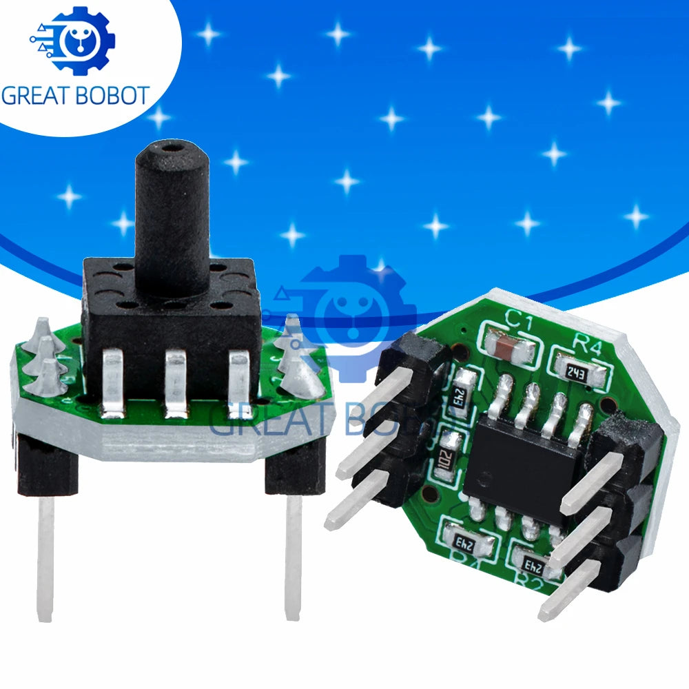 XGZP6847A Gas Pressure Sensor Module 0–40kPa | 3.3V/5V Pressure Sensor Module Axl Default Title