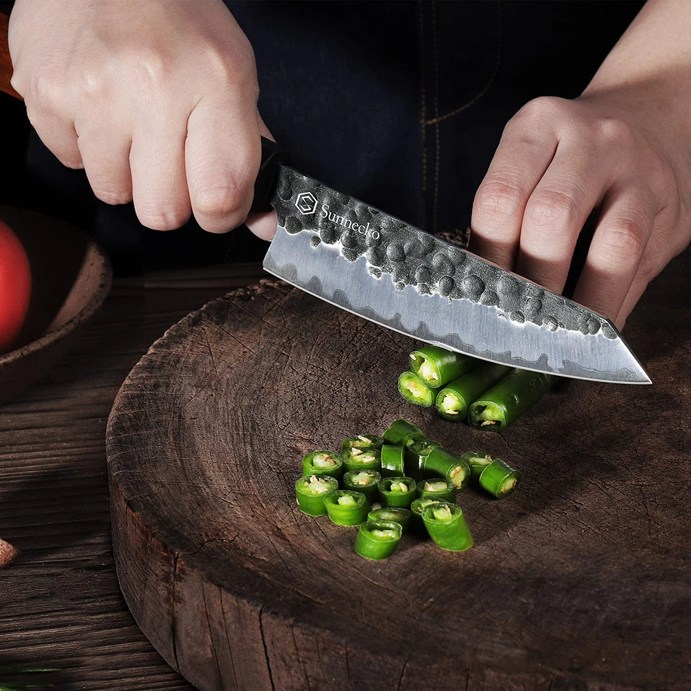 Sunnecko 5.5" Chef Knife – High Carbon Stainless Steel Kitchen Chef Knife Axl