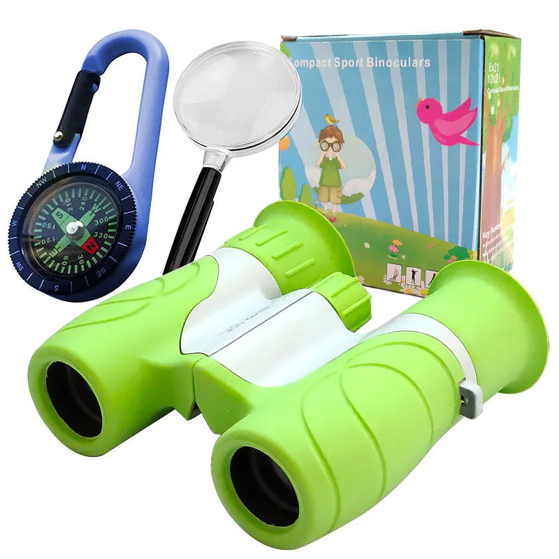 8x21 Kids Folding Binoculars – Bird Watching & Camping Kids Binoculars Axl