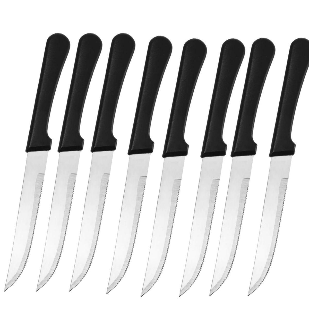Stainless Steel Steak Knife – Dishwasher Safe PP Handle Steak Knife Axl 8 Pc