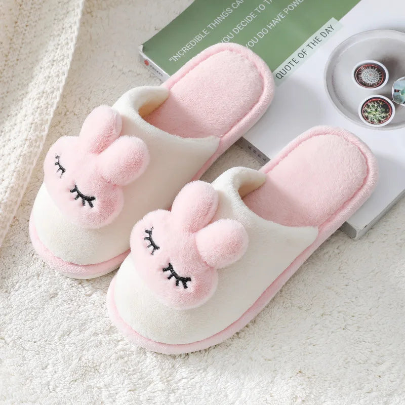 Women's Bow Slippers – Soft Warm Indoor House Shoes Women's Slippers Axl Pink 36-37