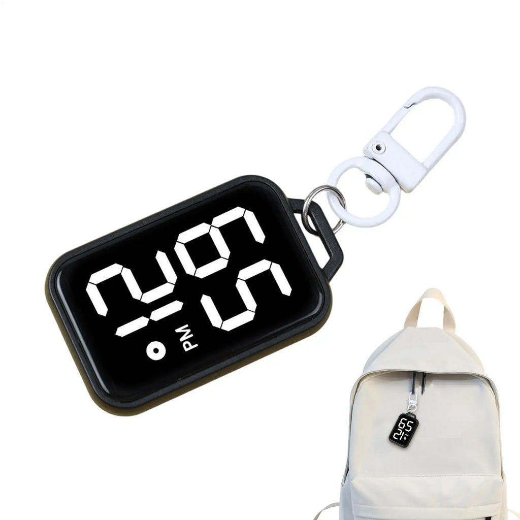 Digital Keychain Watch – Touch Screen Mini Timepiece for Bags Keychain Watch Axl