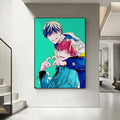 Anime Given HD Poster – Waterproof Sticky Wall Art Decor Anime Wall Poster Axl White7 30X40cmNoframe