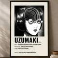 Manga Uzumaki HD PVC Self-Stick Wall Poster – Waterproof Art Wall Art Poster Axl White12 60X90cmNoframe
