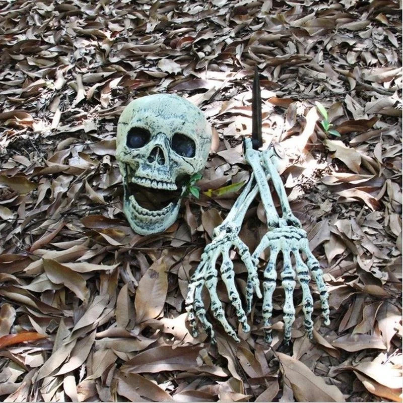 Halloween Skeleton Ground-Breaking Skull Prop – Yard Decor Halloween Prop Axl