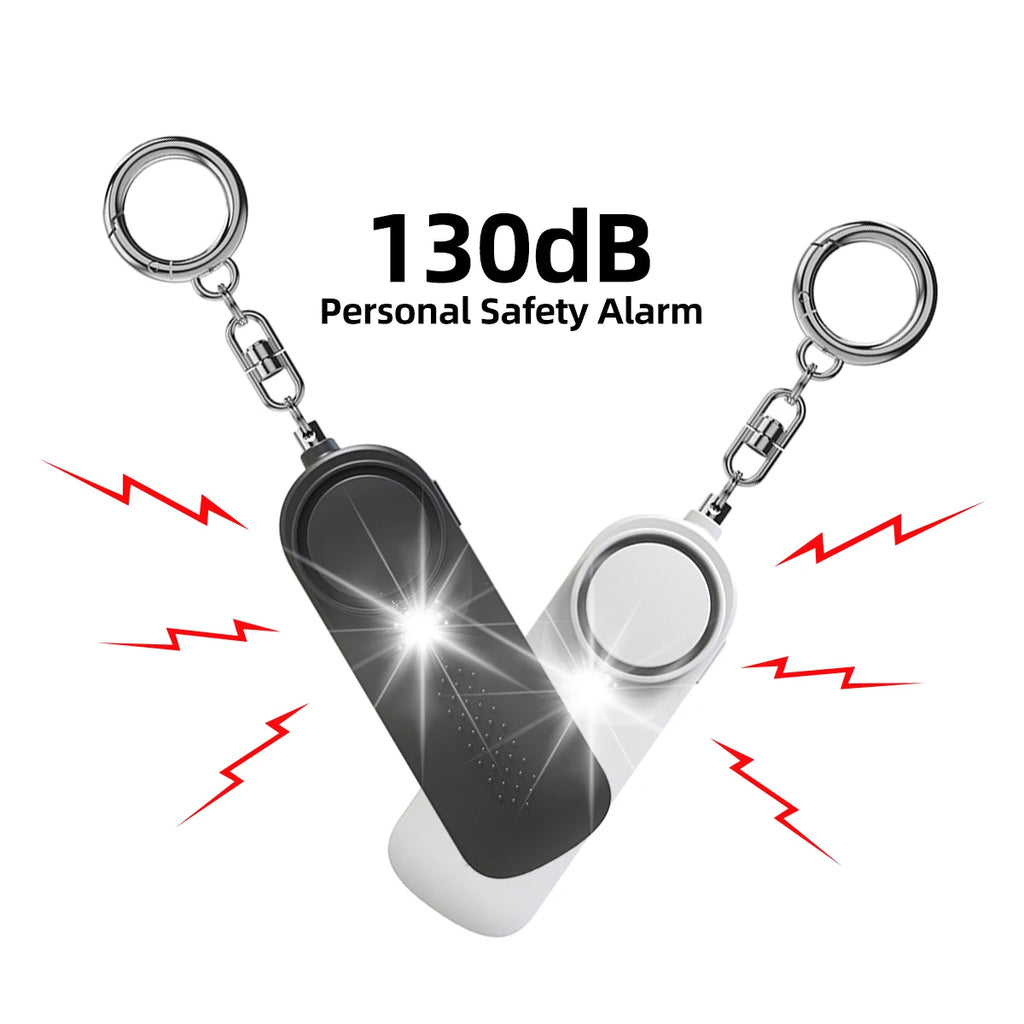 130dB Personal Safety Alarm Keychain with Strobe Light Personal Safety Alarm Axl