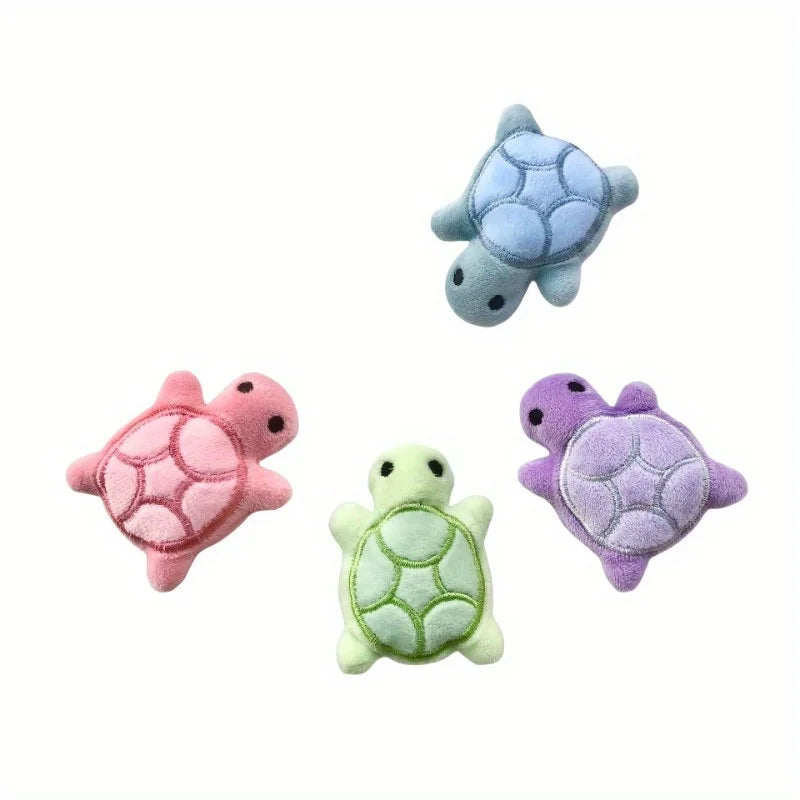 5-Piece Turtle Plush Pins – 3D Backpack & Hat Accessories Decorative Pins Set Axl