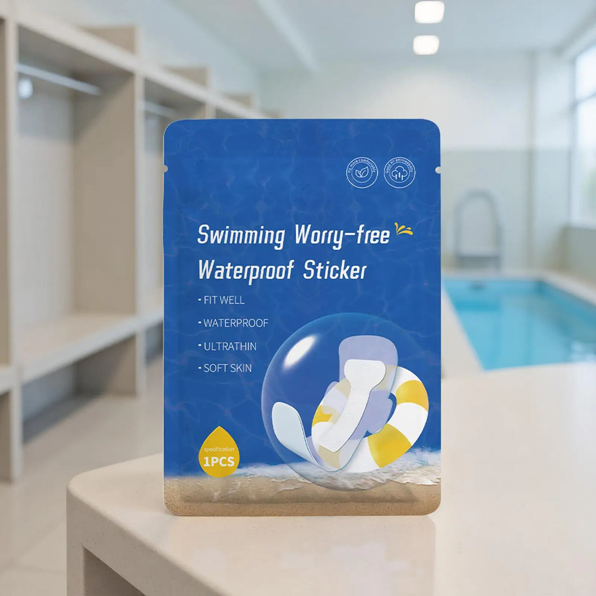 Waterproof Period Swimming Pads – Discreet Swim Protection Period Swimming Pads Axl