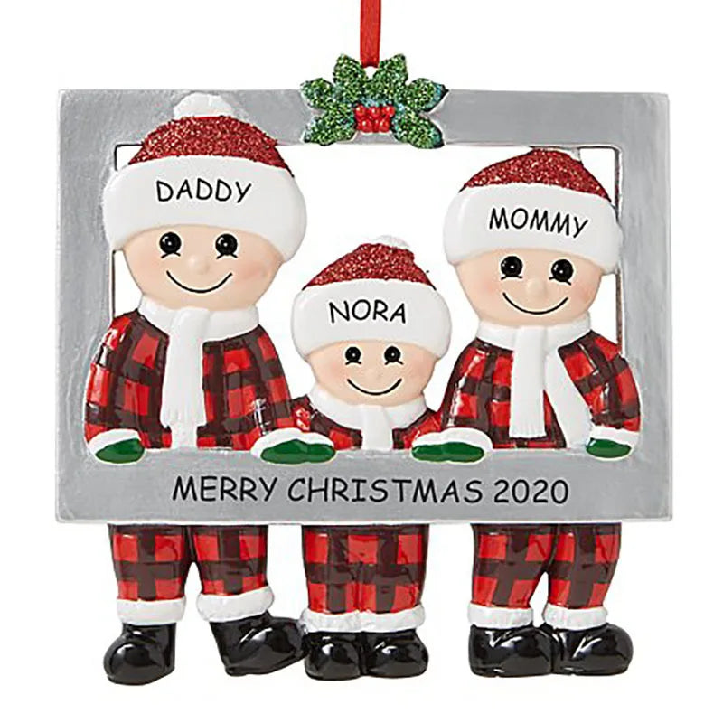 Reindeer Family Christmas Tree Ornament Pendant | 2–6 People Christmas Tree Ornament Axl style 6 4