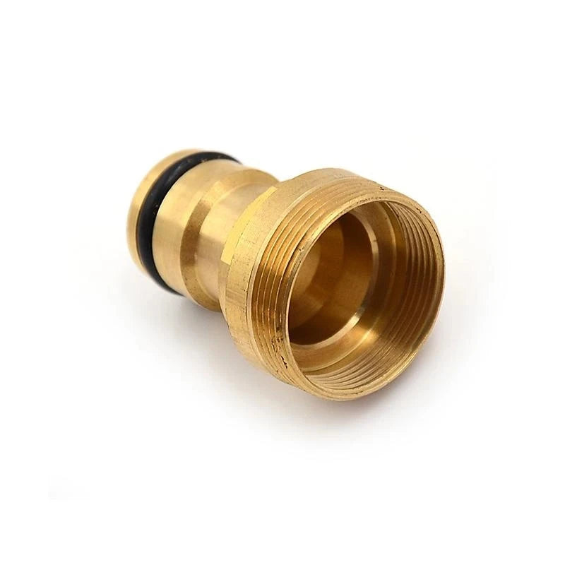 Brass Threaded Tap Connector – Kitchen & Garden Faucet Adapter Tap Connector Adapter Axl YELLOW