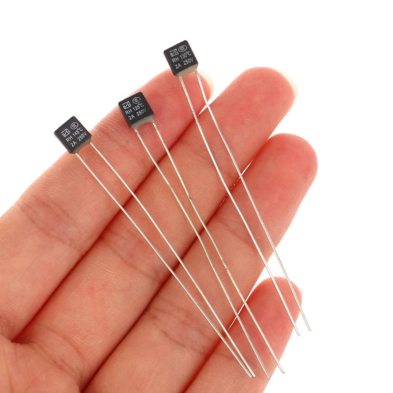 5-Pack Thermal Fuse 2A 250V – 105/120/145°C Temperature Switch Thermal Fuse Switch Axl