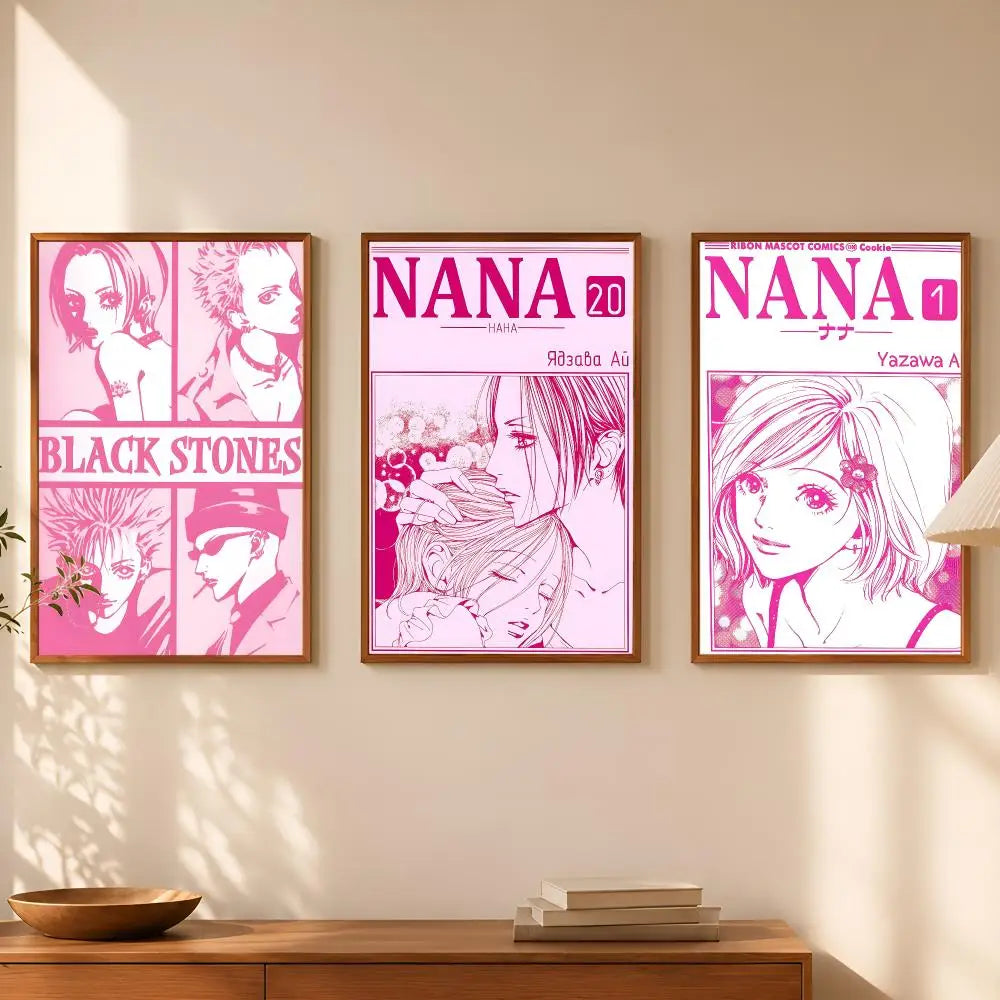 Anime Nana Self-Stick HD Wall Poster – Waterproof Room Decor Wall Art Poster Axl