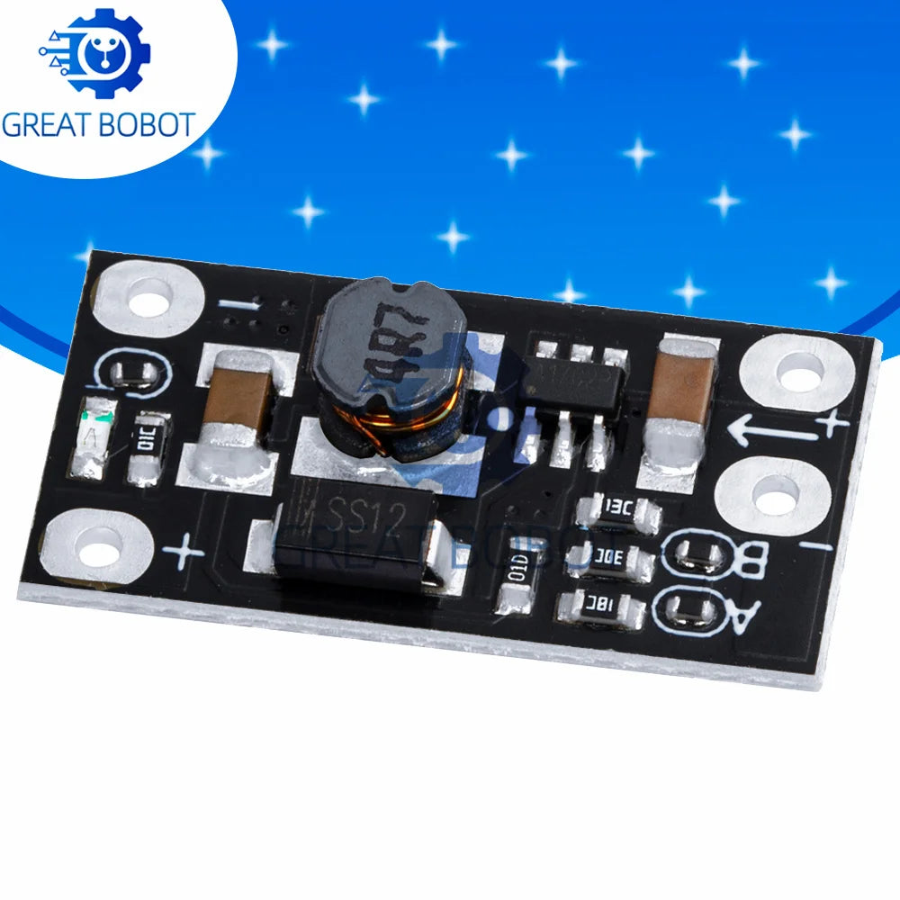 Mini Boost Step-Up Module 5V/8V/9V/12V 1.5A LED DIY Board Boost Voltage Module Axl Default Title