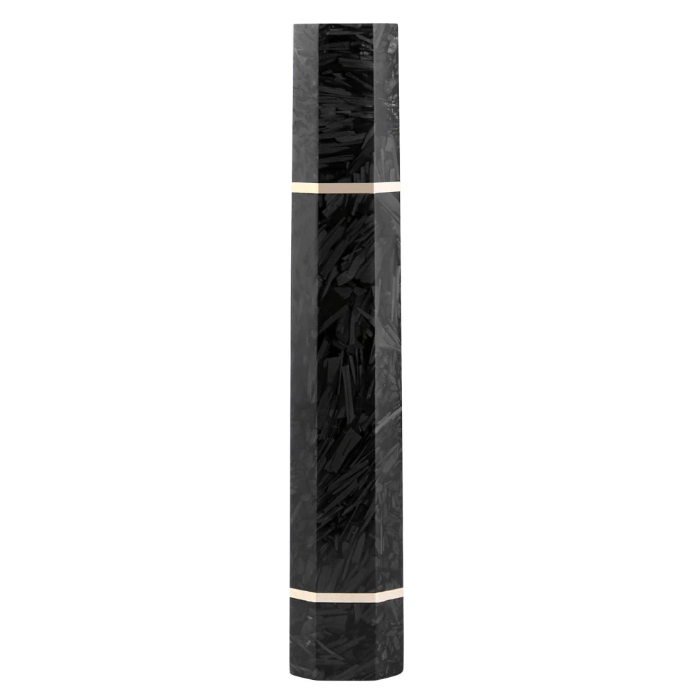Handmade Resin & Carbon Fiber Octagonal Knife Handle – DIY Knife Handle Axl