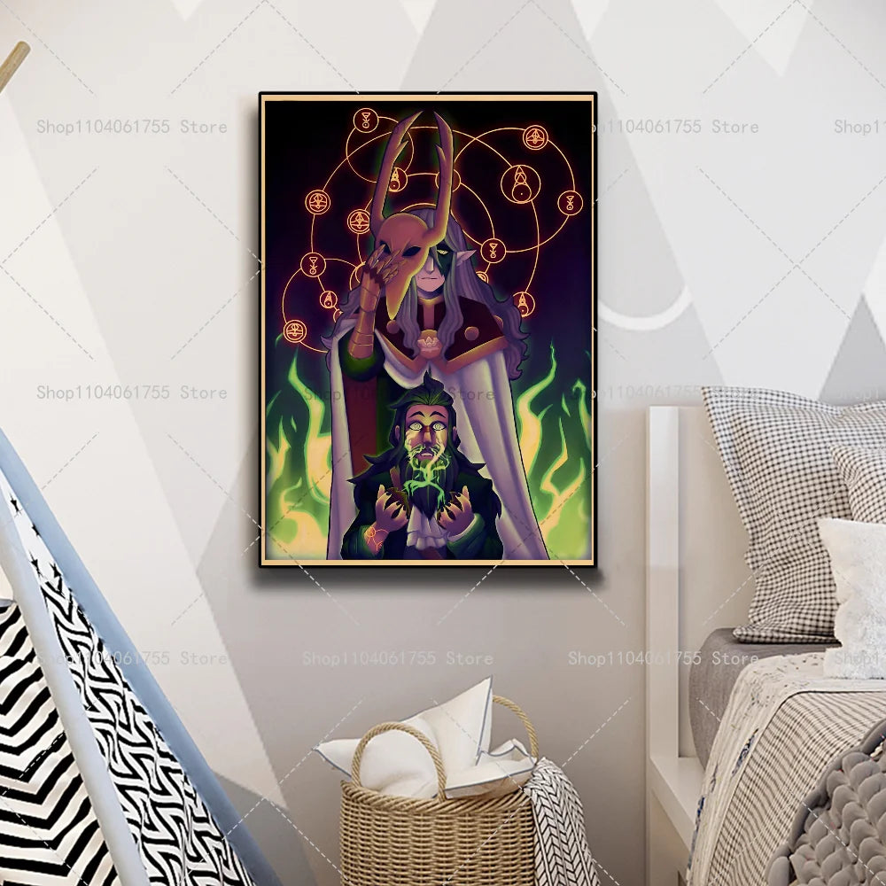 Five Nights at Freddy's Wall Poster – Self-Adhesive Waterproof Wall Art Poster Axl