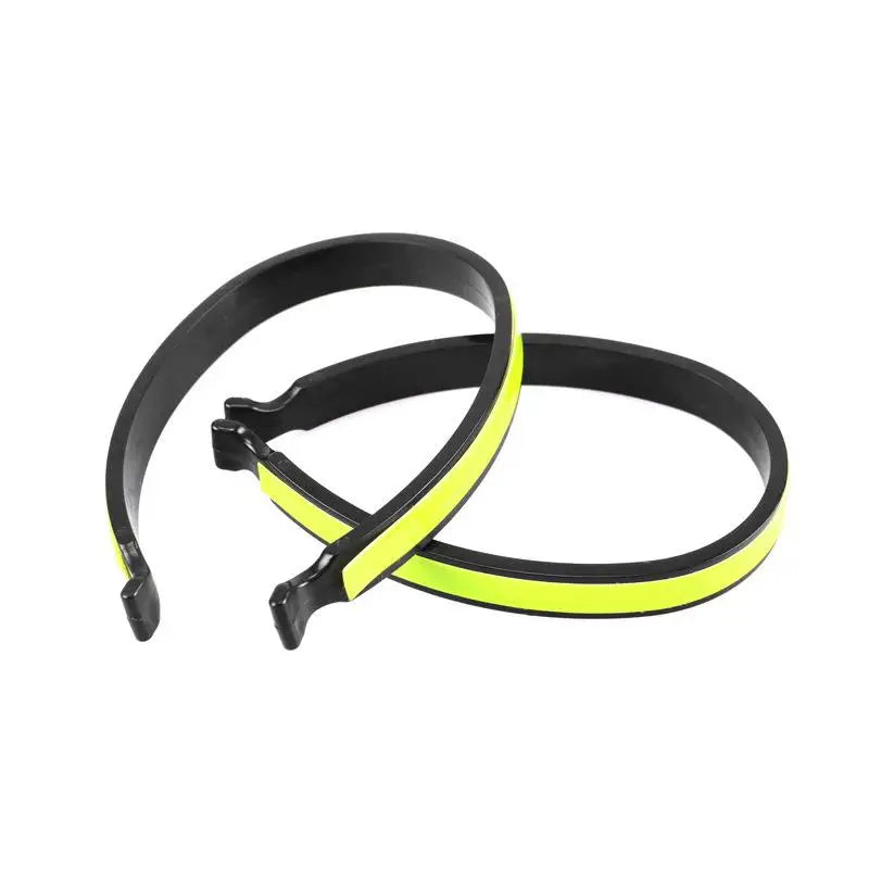 Reflective Carabiner Trouser Clips for Cycling – 2 Pack Cycling Trouser Clips Axl Green