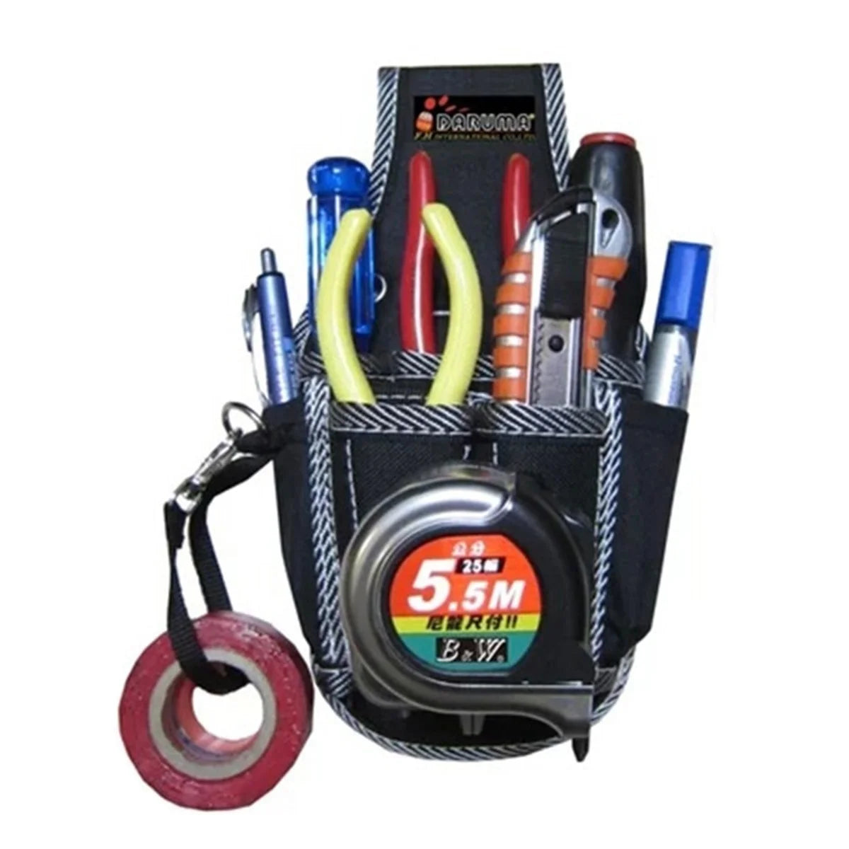 Electrician Waist Tool Belt Bag – 9-Pocket Utility Pouch Waist Tool Pouch Axl