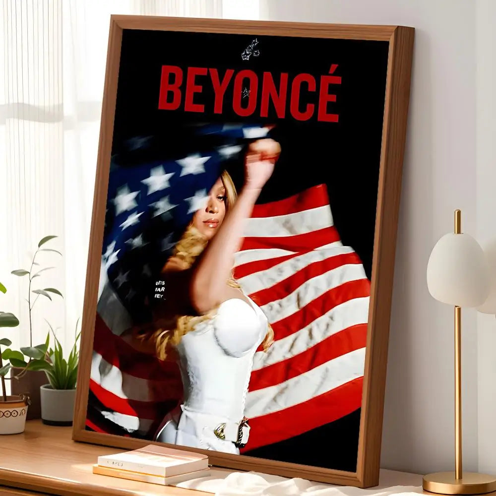 Beyoncé HD Self-Stick Wall Art Poster – Waterproof Home Decor Wall Art Poster Axl
