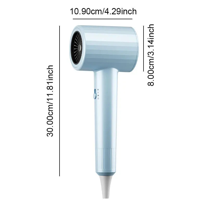 BALASHOV 1800W High-Speed Hair Dryer – Low Noise & Negative Ion Ionic Hair Dryer Axl