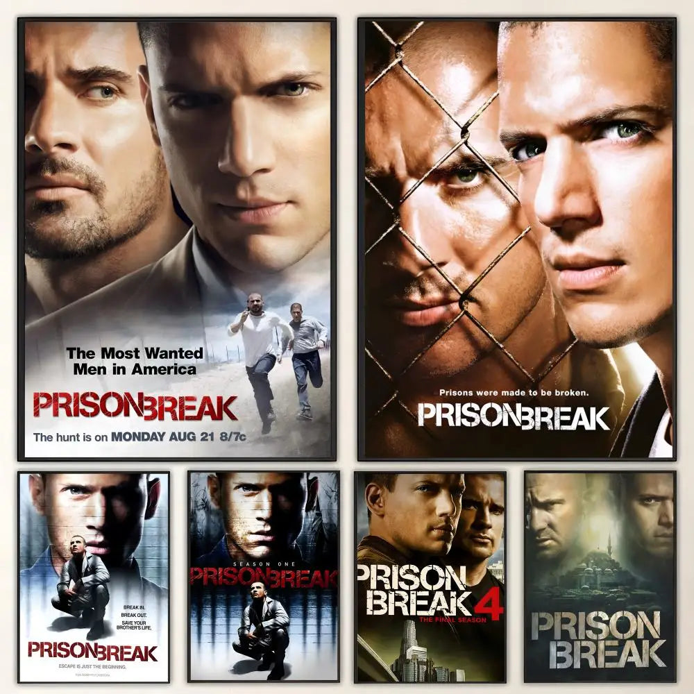 Prison Break HD Wall Poster – Waterproof Peel & Stick Art Wall Art Poster Axl