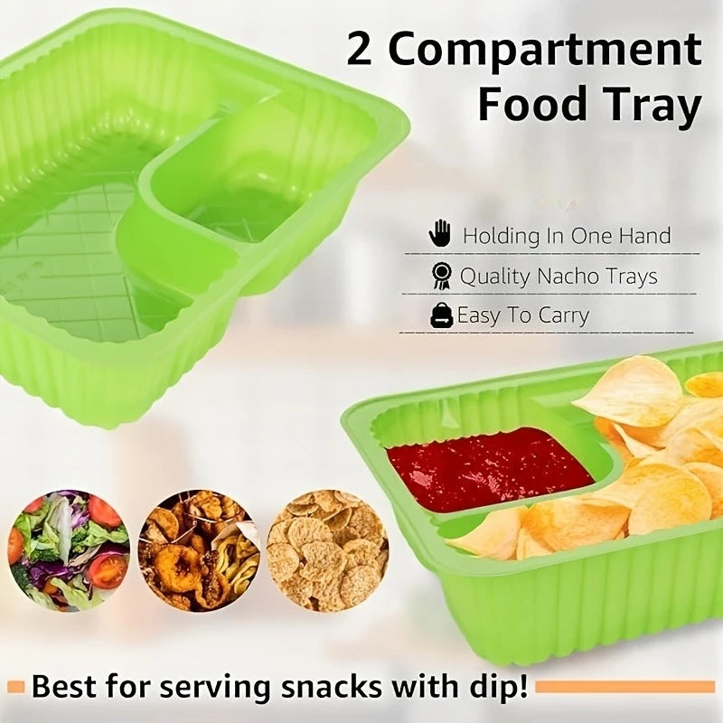 Nacho Trays – Snack Containers for Movie Nights & Parties Snack Serving Tray Axl