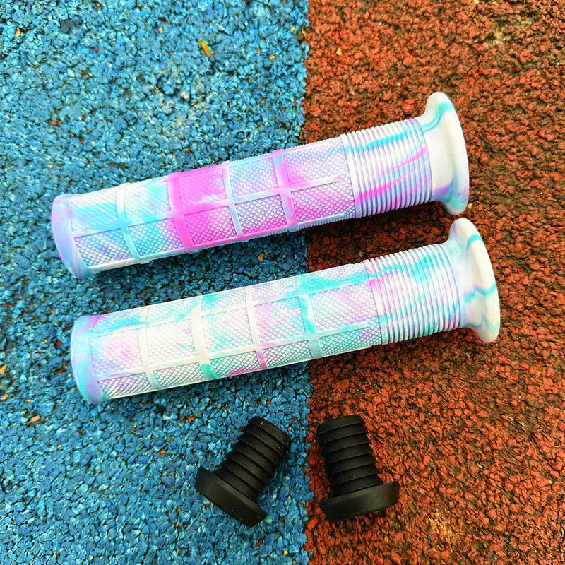 MTB Handlebar Grips – Non-Slip Rubber Mountain Bike Grips 2Pcs Bike Handlebar Grips Axl