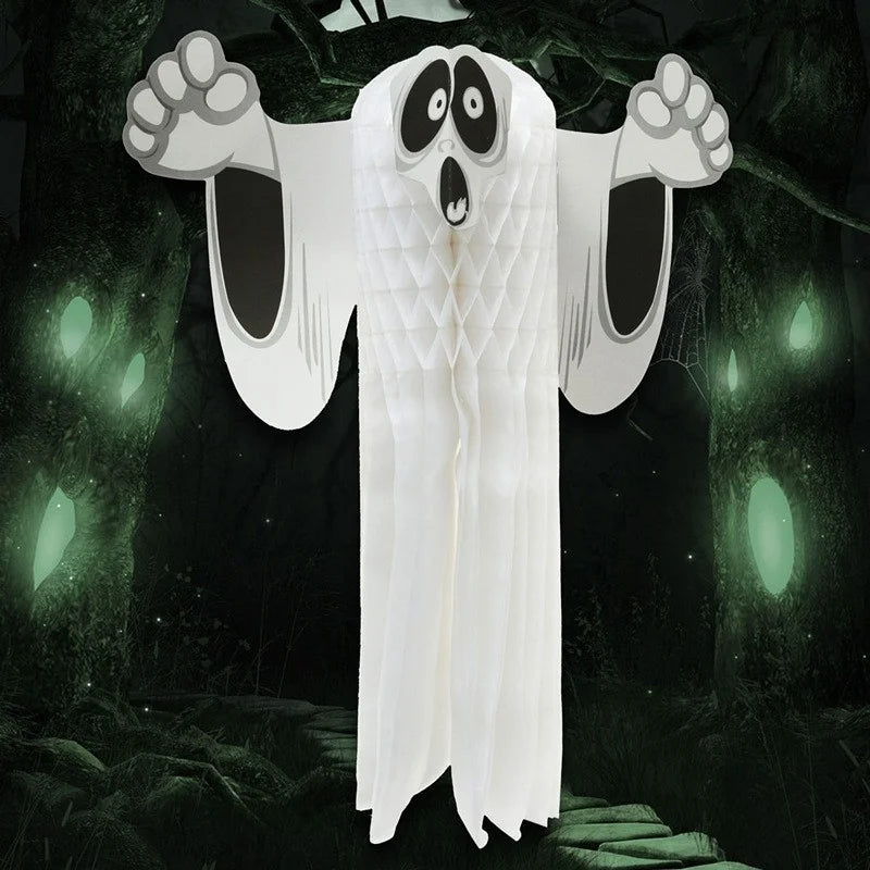 3D Halloween Ghost Hanging Ornament | Spooky Party Décor Halloween Hanging Decoration Axl