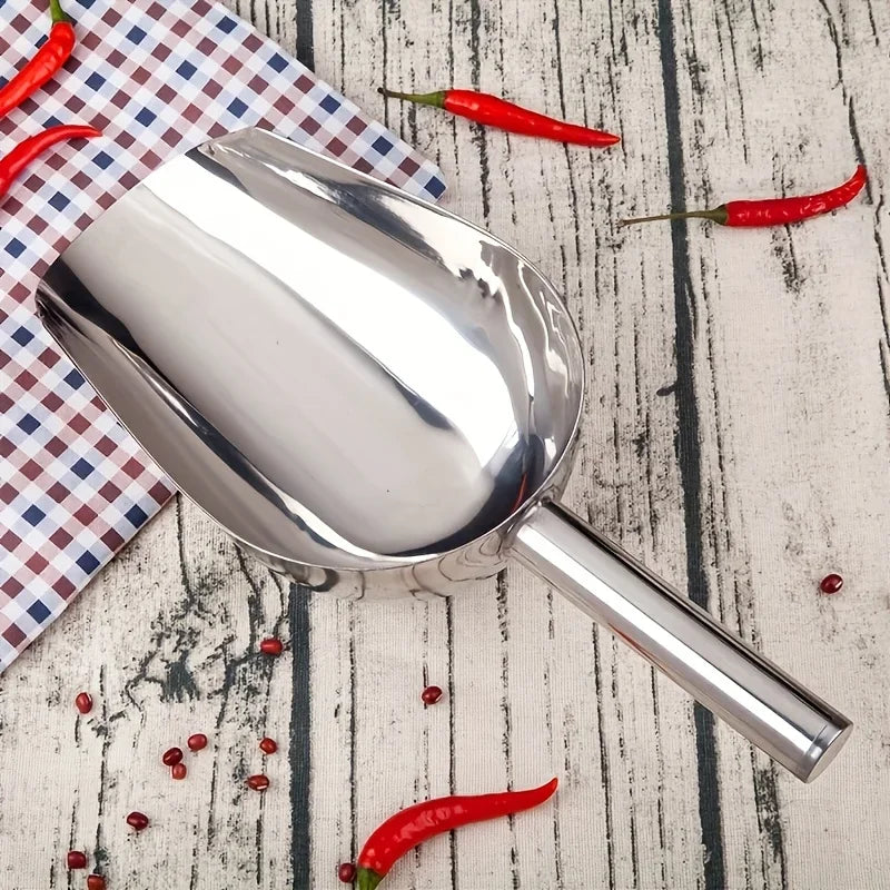 Stainless Steel Multi-Purpose Spoon – Ice & Grain Scoop Kitchen Scoop Spoon Axl