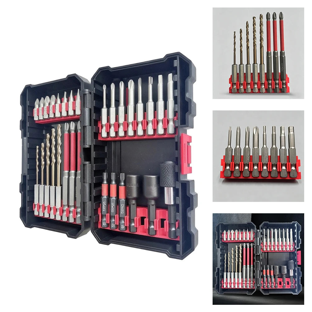 30-Pc Magnetic Screwdriver Bit Set – Anti-Slip Alloy Steel Screwdriver Bit Set Axl