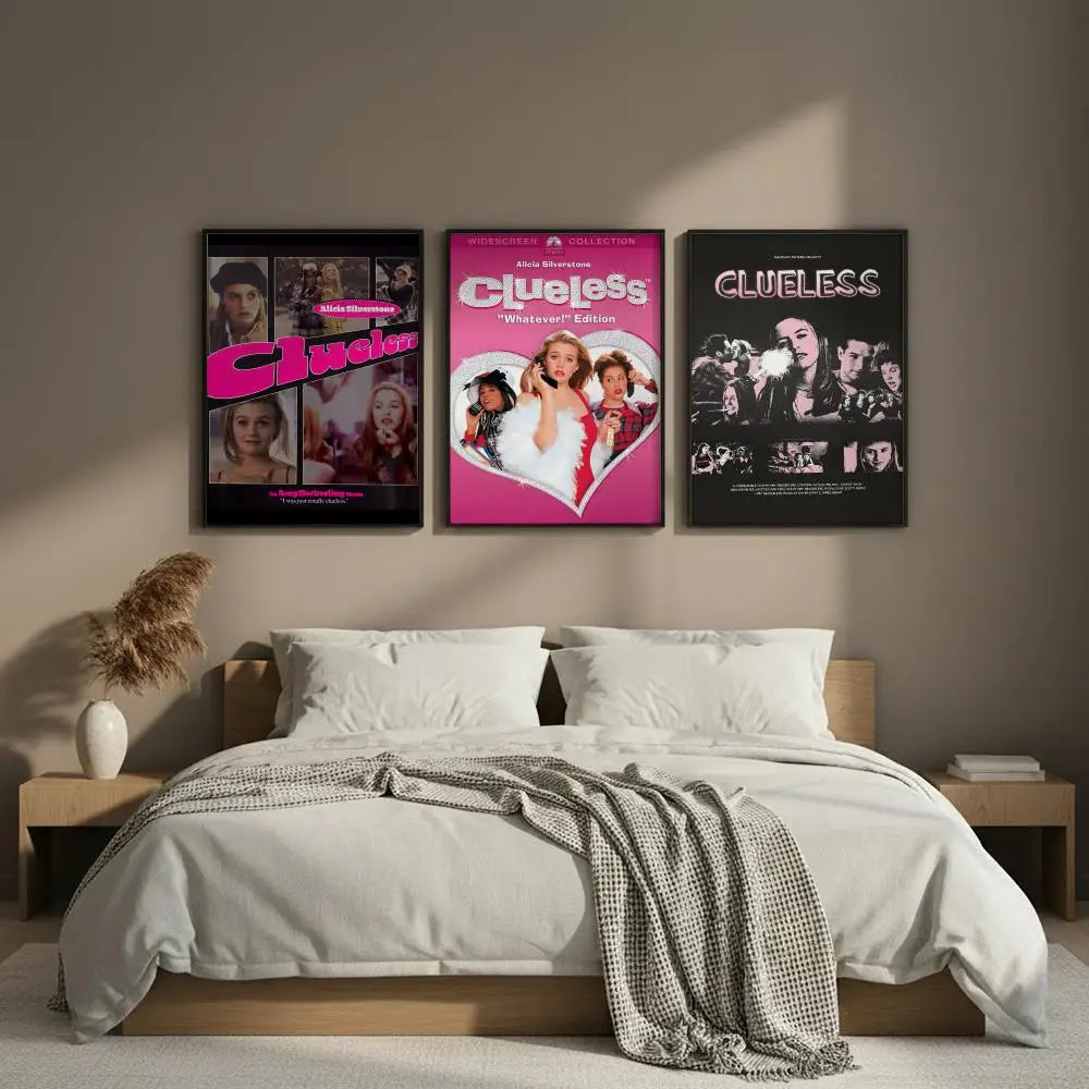 Clueless Movie Poster – HD Self-Adhesive Wall Art Sticker Movie Art Poster Axl