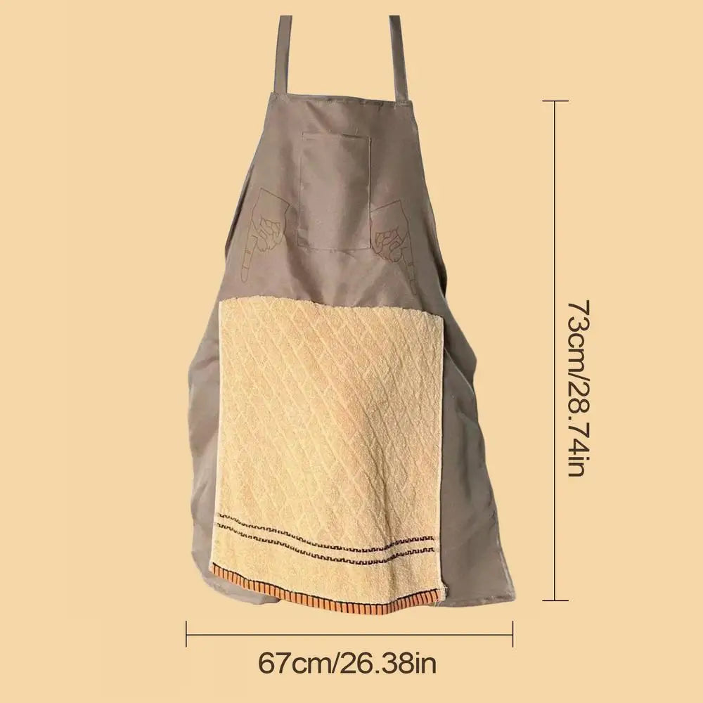Funny Prank Apron with Surprise Pocket | Gag Gift for Men & Women Novelty Kitchen Apron Axl B