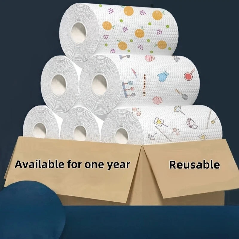 Absorbent Cotton Kitchen Paper Towels Roll – Washable Kitchen Paper Towels Axl