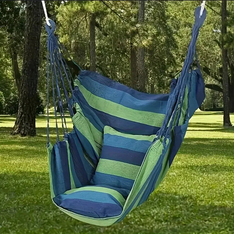 Cotton Hanging Hammock Swing Chair – Indoor & Outdoor Hammock Swing Chair Axl