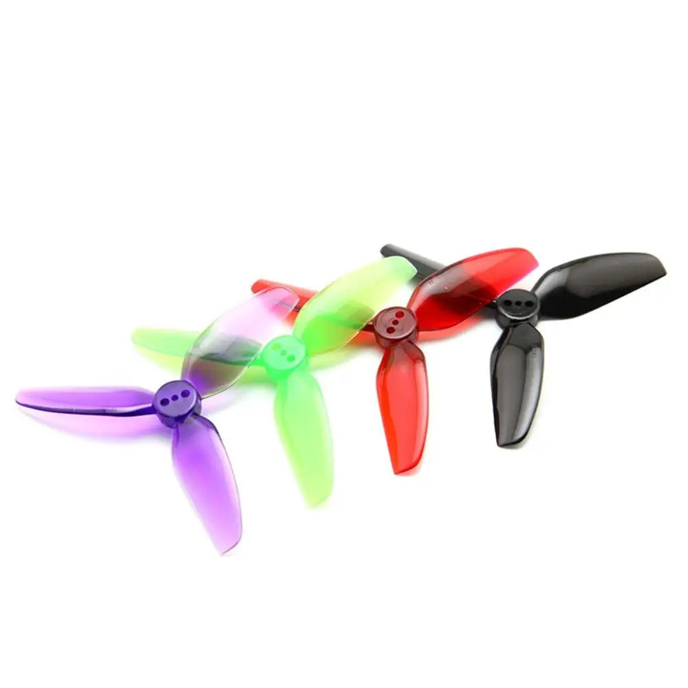 HQProp T3X3X3 3" PC Propellers 3-Blade CW/CCW FPV – 2 Pairs FPV Drone Propellers Axl