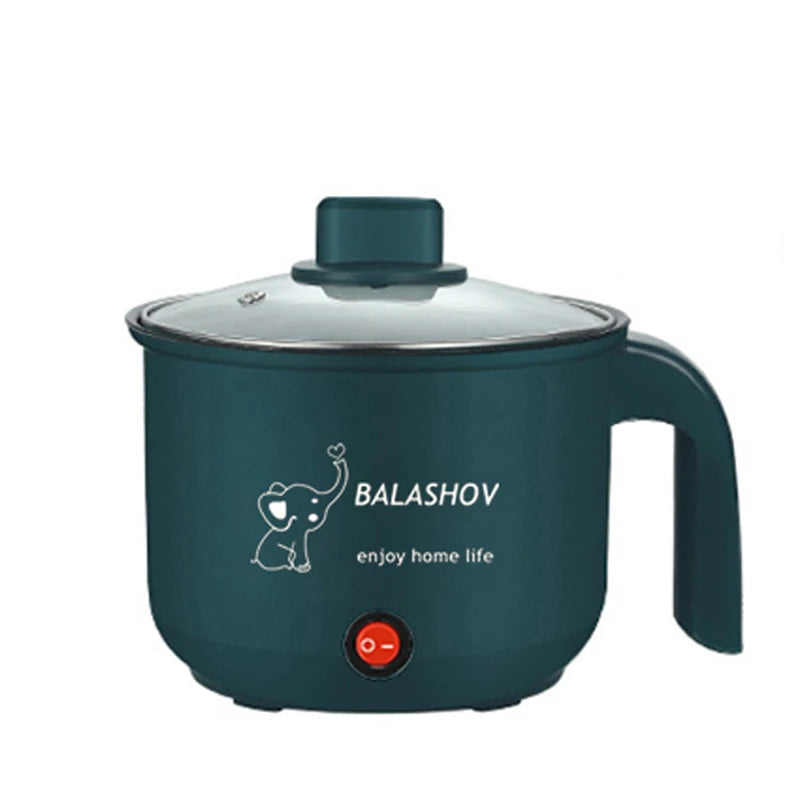 BALASHOV 1.8L Mini Electric Rice Cooker – Non-Stick Multifunction Electric Rice Cooker Axl Single Layer EU
