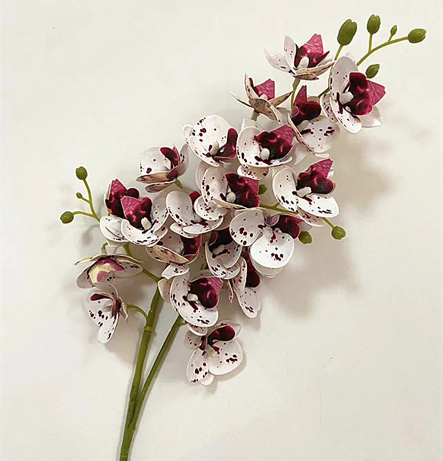Real Touch Artificial Orchid – 21-Head Mini Phalaenopsis Branch Artificial Flower Branch Axl 04