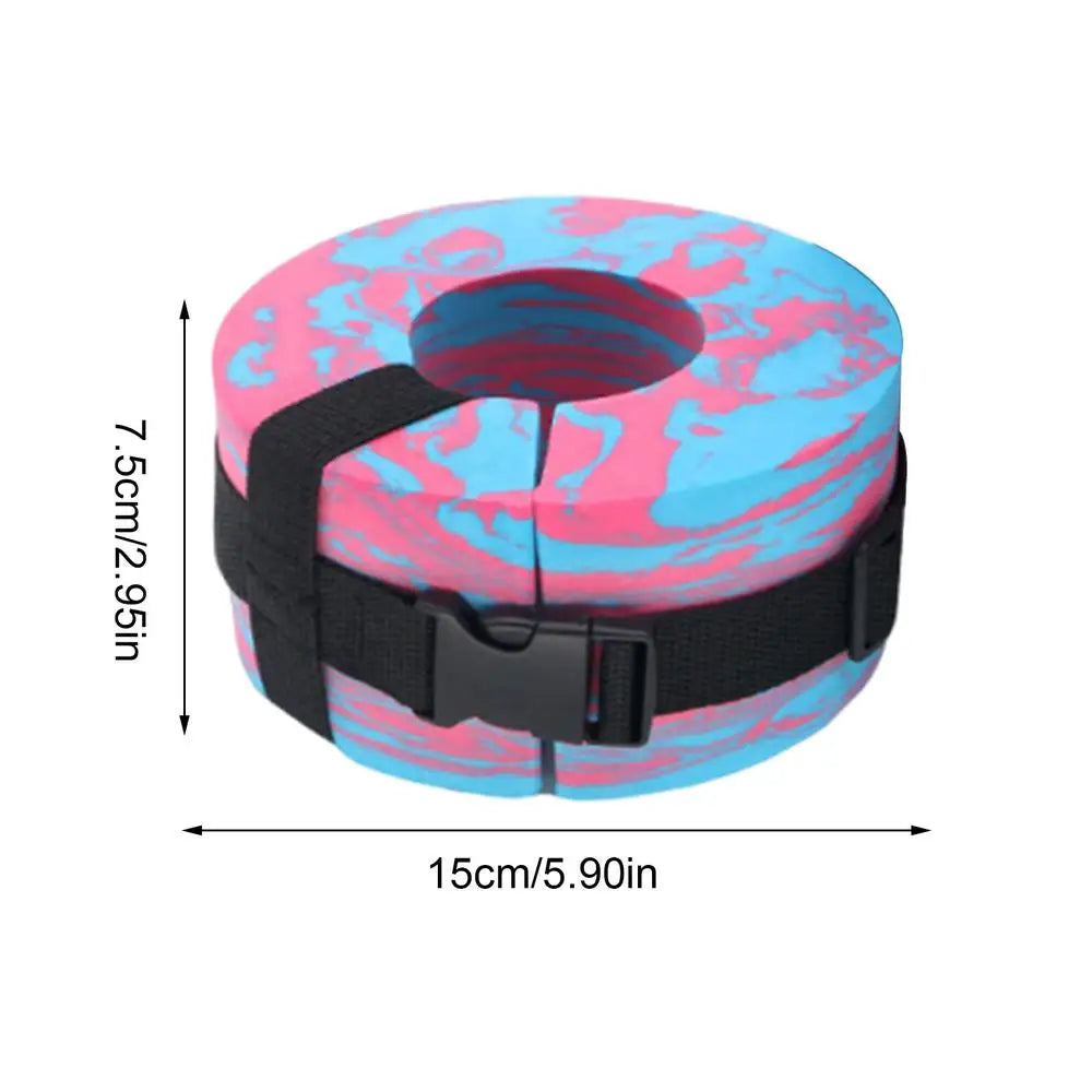 EVA Swim Cuffs – Adjustable Water Aerobics Float Ring for Adults Aquatic Float Cuffs Axl Red
