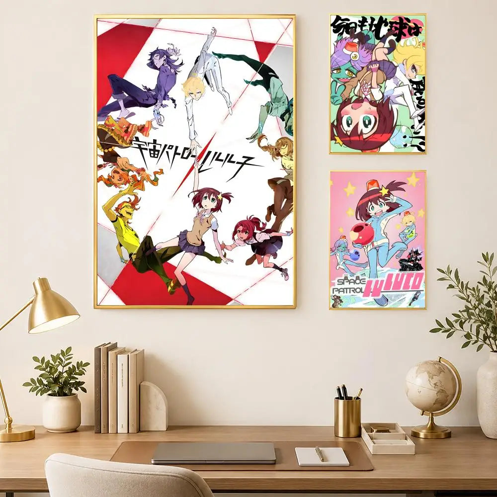 Space Patrol Luluco Anime Wall Poster – Self-Stick HD Decor Anime Wall Poster Axl