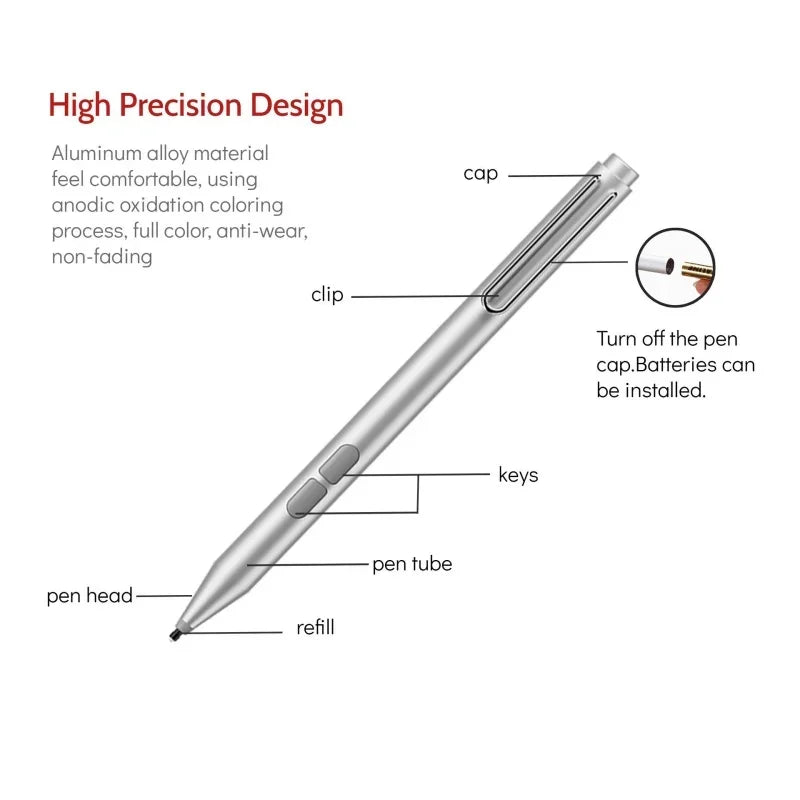 Stylus Pen for Microsoft Surface 4096 Pressure – Pro 9/10/11/8/7 Tablet Stylus Pen Axl