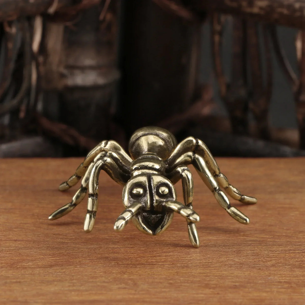Brass Ant Figurines – Miniature Copper Insect Desk Ornament Miniature Figurine Axl
