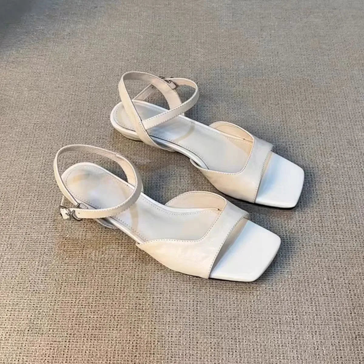 Women's Low Heel Square Heel Sandals – Office & Casual EU 35–42 Women's Sandals Axl 35 beige
