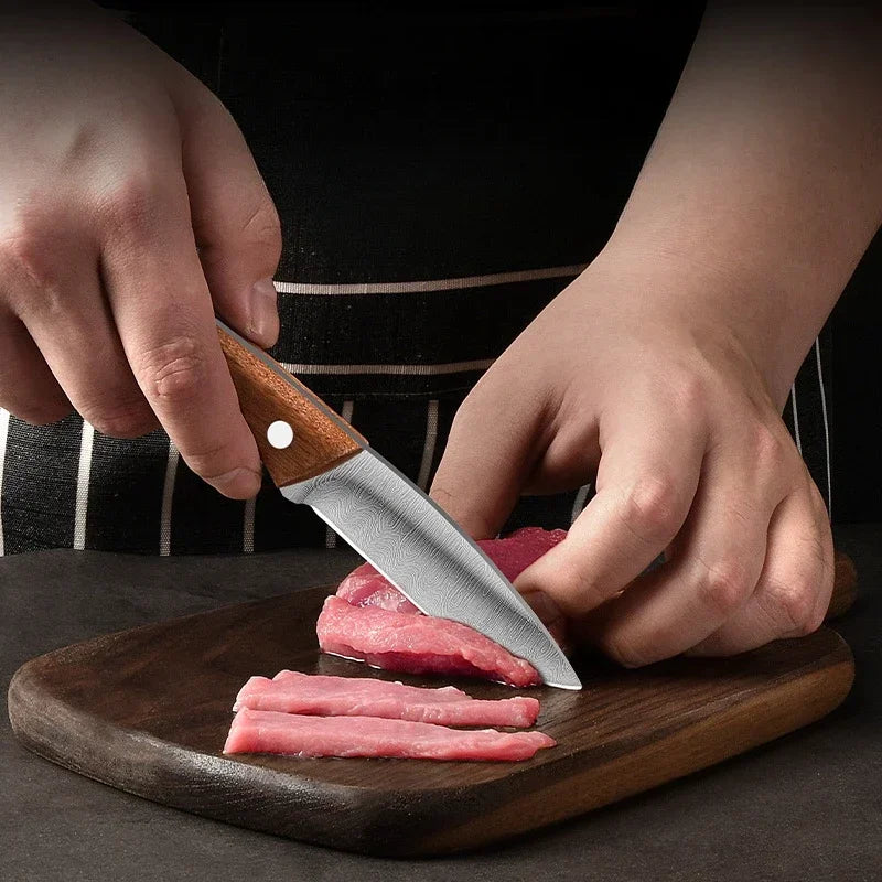 Damascus Pattern Kitchen Knife – Sharp Stainless Steel Chef Knife Chef Kitchen Knife Axl