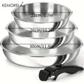 KEMORELA 316 Stainless Steel Pan Set – Removable Handle Stainless Steel Pan Set Axl 3PCS