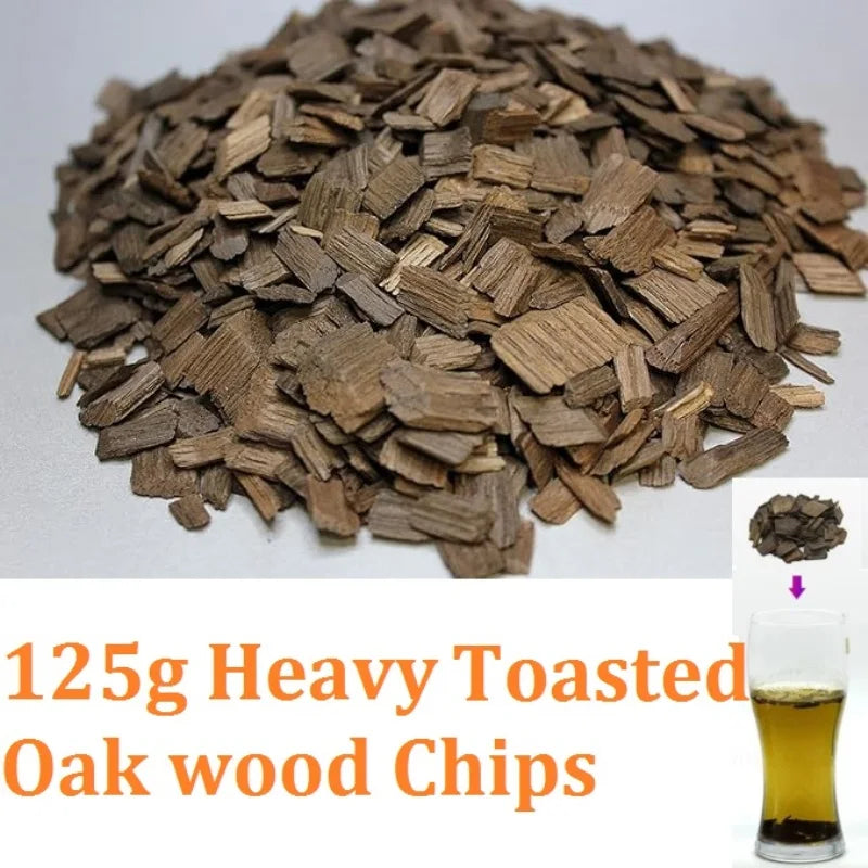 125g French Toasted Oak Chips for Wine & Whiskey Brewing Oak Brewing Chips Axl