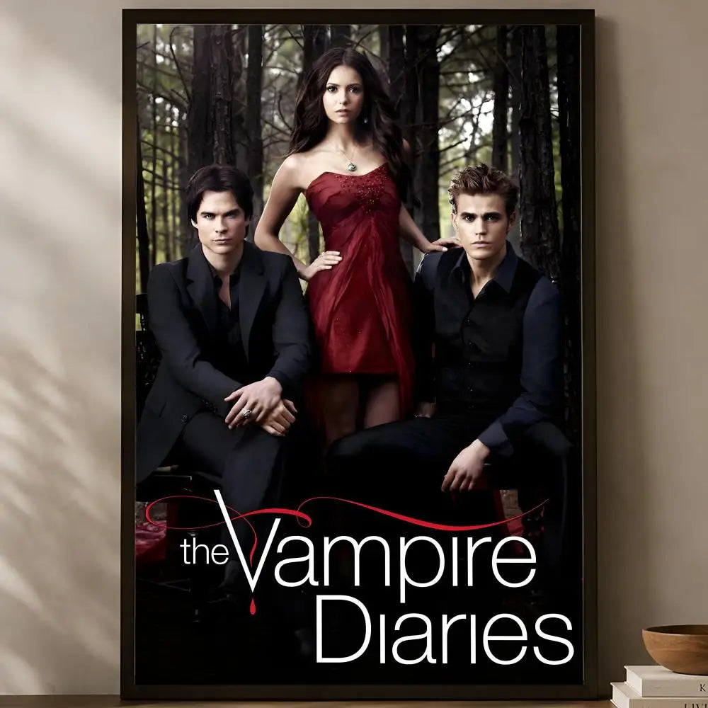 Vampire Diaries HD PVC Self-Stick Wall Art Poster Wall Art Poster Axl White02 15X20cmNoframe