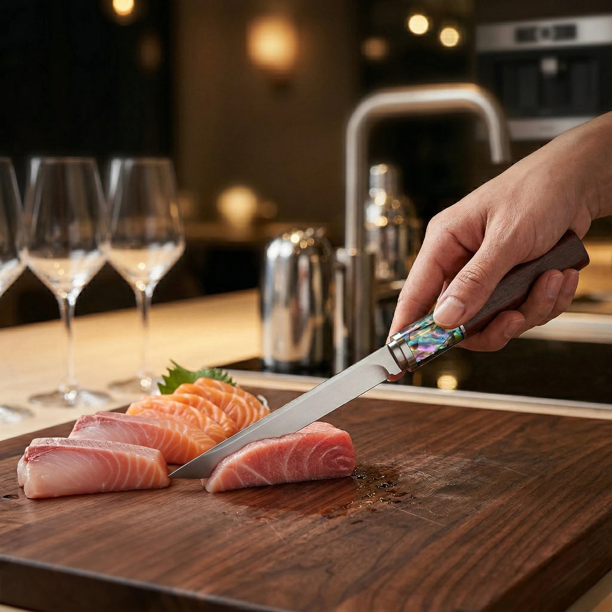 Japanese Chef Knife Set 1/2/3-Piece with Sheath | Stainless Steel Kitchen Knife Set Axl